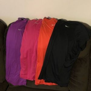 4 Nike Drifit Shirts
